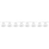 Tissue Bell Streamer (white) Party Accessory  (1 count) (1/Pkg)(White)