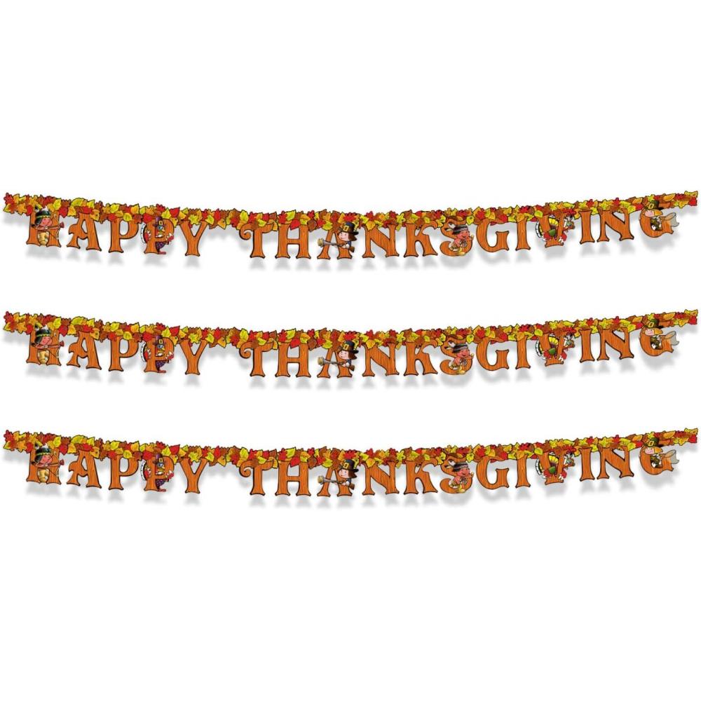 imageHappy Thanksgiving Streamer Party Accessory 1 count 1PkgMulticolor