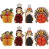 Beistle 8 Piece Mini Happy Thanksgiving Decorations – Table Centerpieces For Fall Harvest Home Décor