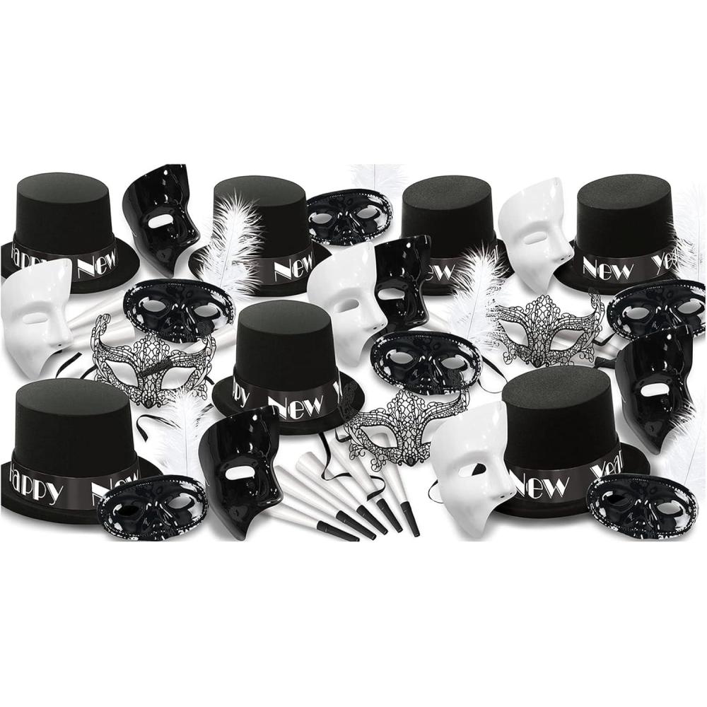 imageBeistle New Years Hats Full BlackWhite