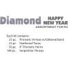 Beistle Diamond Happy New Year Assorted for 50