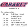 Cabaret Asst for 50 Party Accessory (1 count)