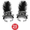 Swingin’ Silver Asst for 50 (black & silver) Party Accessory  (1 count)
