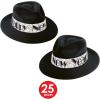 Swingin’ Silver Asst for 50 (black & silver) Party Accessory  (1 count)