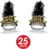 The Gold Top Hat Asst for 50 Party Accessory (1 count)