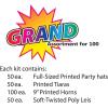 The Grand Asst for 100 Party Accessory (1 count)