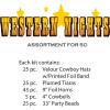 Western Nights Asst for 50 Party Accessory (1 count)