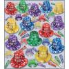 Beistle Gem Star New Year’s Eve Assortment for 100 People Party Favors and Supplies-Hats, Tiaras, Noisemaker Horns, One Size, Multicolored