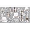 Silver Dollar Asst for 50 Party Accessory (1 count)