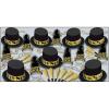 The Gold Top Hat Asst for 50 Party Accessory (1 count)