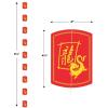 Beistle 2 Piece 6′ 6″ Asian Theme Year of The Dragon Stringers for Chinese New Year Party Decorations