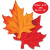 Beistle Deluxe Colorful Polyester Fabric Autumn Leaves