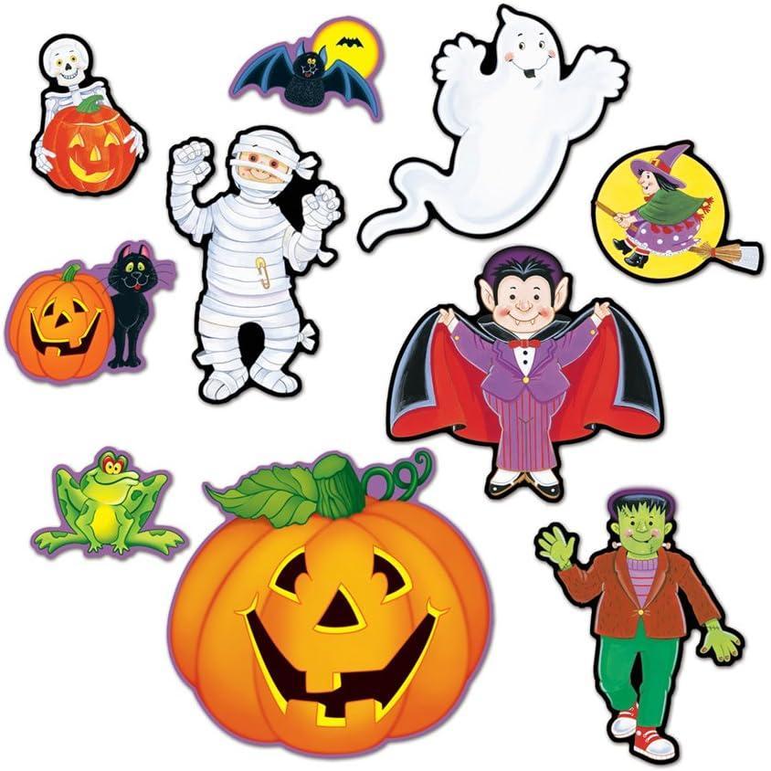 imageBeistle Assorted Halloween Cutouts10 piece