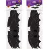 Beistle 01019 Halloween Silhouettes, 12.50 inch, Black(Bat Silhouettes)