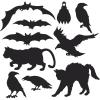 Beistle 01019 Halloween Silhouettes, 12.50 inch, Black(Halloween Silhouettes)