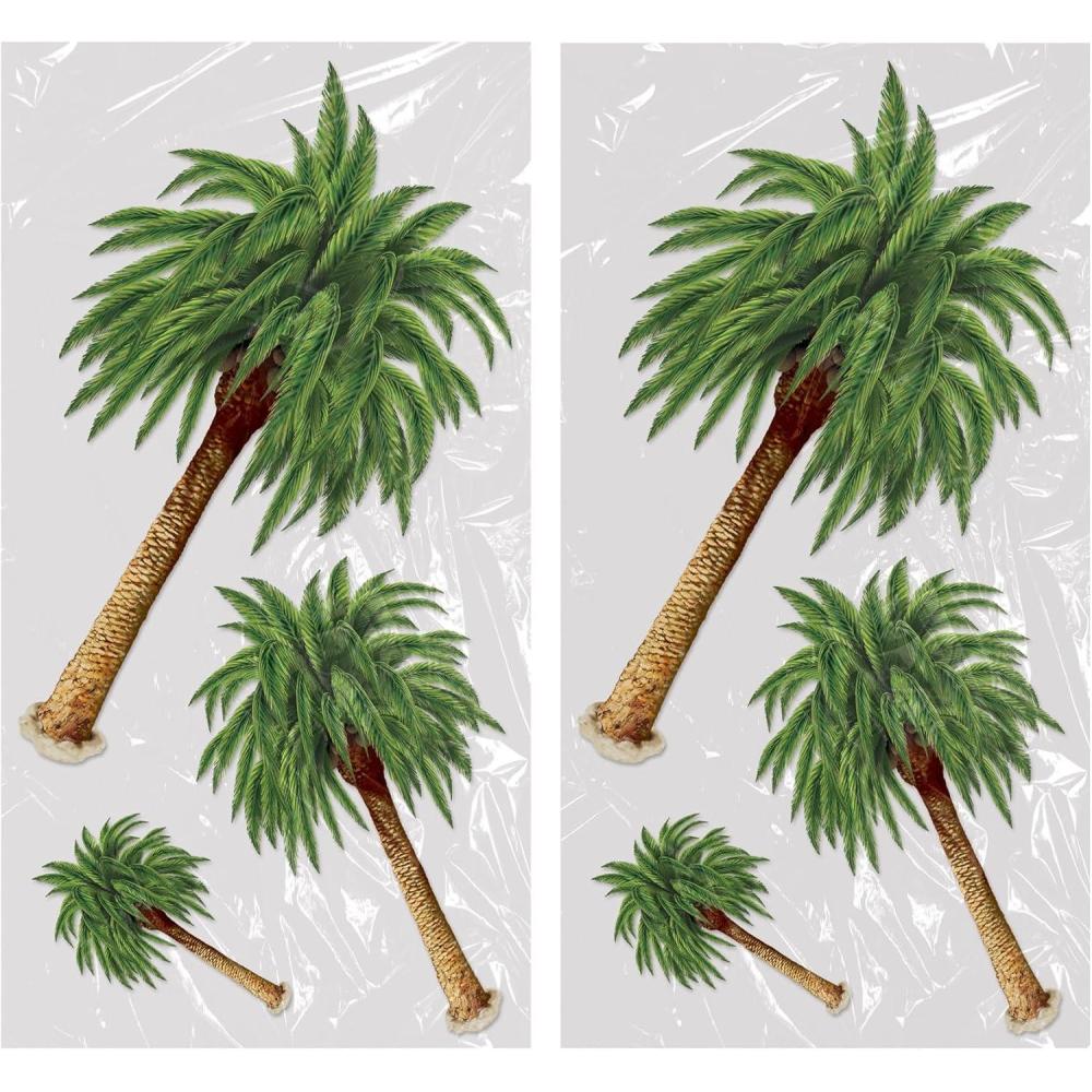 imagePalm Tree Props Party Accessory 1 count 6Pkg