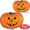 Beistle 12-Piece Jack-O-Lantern Faces, 25-Inch