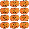 Beistle 12-Piece Jack-O-Lantern Faces, 25-Inch
