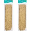 Beistle 2-Pack Adult Mini Hula Skirts, Hawaiian Costume Accessories & Tropical Theme Outfit, Mini Paper Luau Grass Attire for Parties, 36″ W x 16″ L