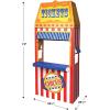 Beistle 3-D Circus Photo Booth Prop, Cardboard Ticket Booth, Carnival Themed Party Decorations, Fun Fair Party Supplies, 6′ 1″ x 35.25″