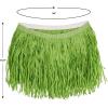 Beistle Adult Size Short Green Paper Grass Hula Skirt Luau Costume Accessory, One