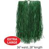 Beistle Extra Large Raffia Hula Skirt in Green, Summertime Tropical Island Tiki Party Accessory, Hawaiian Luau Celebration Halloween Costume Piece