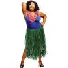 Beistle Extra Large Raffia Hula Skirt in Green, Summertime Tropical Island Tiki Party Accessory, Hawaiian Luau Celebration Halloween Costume Piece