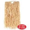 Beistle Kitchen Standard Extra Large Raffia Hula Skirt, Natural, 38″ W x 30″ L