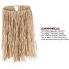 Beistle Kitchen Teen Raffia Hula Skirt For Luau Party Hawaiian Theme Costume Accessories, Natural