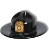 Beistle S66790AZ12 Black Plastic Trooper Hats 12 Piece, OSFM, Multicolored(12 Piece)