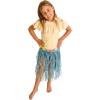 Child Artificial Grass Hula Skirt w/Floral Waistband (asstd colors)(1/Pkg)