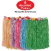 Child Artificial Grass Hula Skirt w/Floral Waistband (asstd colors)(1/Pkg)