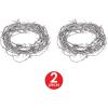 Silver Barbed Wire Garland Pack of 2(2 piece)