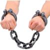 Beistle Halloween Arm Shackles Prop, 24″, Gray(Plastic Shackles)