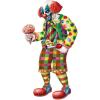 Beistle Halloween Party Decoration Jointed Zombie Clown 5′ 6″- Pack of 12