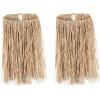 Beistle Kitchen Teen Raffia Hula Skirt For Luau Party Hawaiian Theme Costume Accessories, Natural