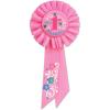 Beistle My 1st Birthday Rosette in Pink