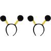 Beistle Pom Boppers(Soft-touch Pom-pom Boppers – Black & Yellow – 2 Pack)