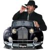 Gangster Car Photo Prop Party Accessory (1 count) (1/Pkg)