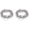 Silver Barbed Wire Garland Pack of 2(2 piece)