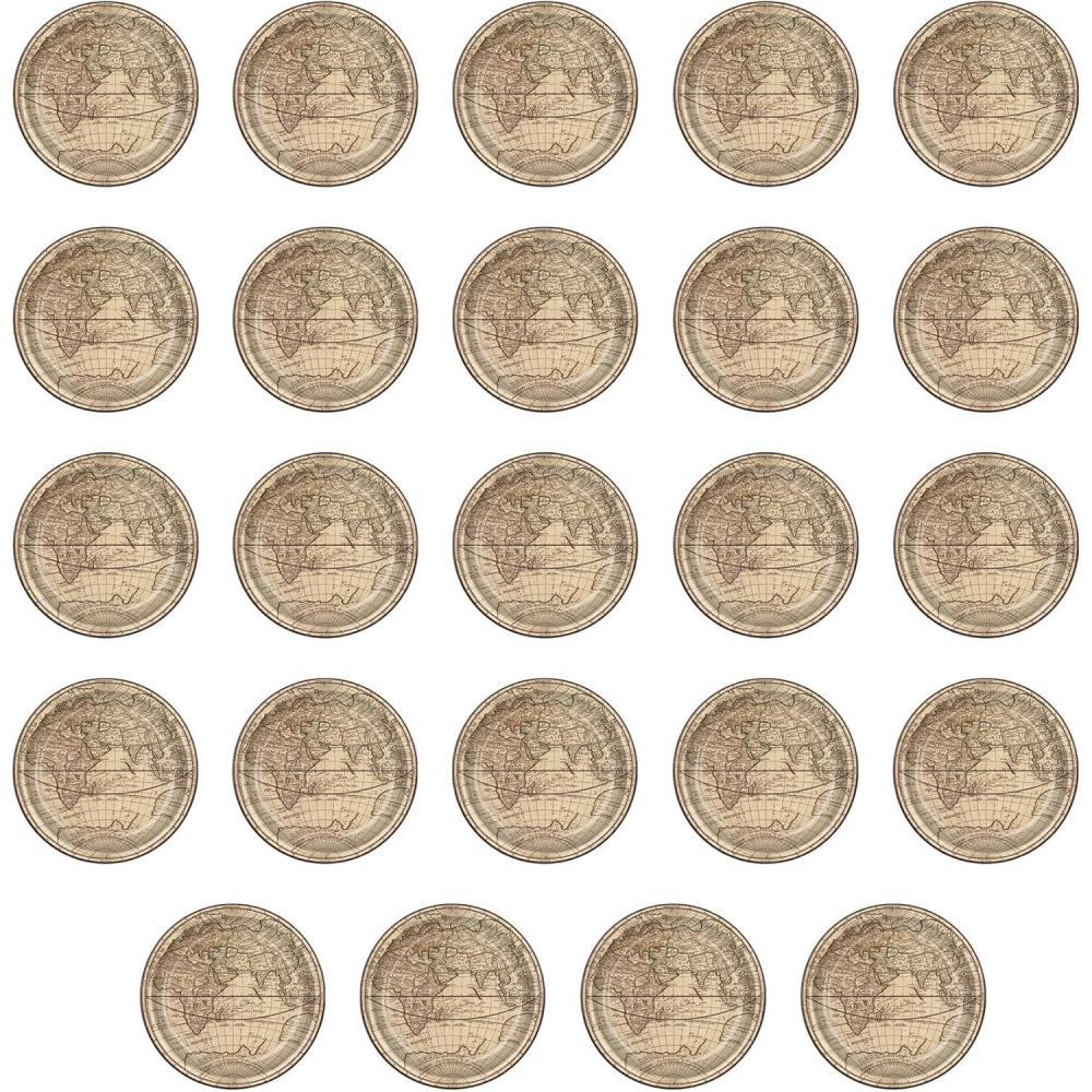 imageBeistle Around The World Plates 24 Piece 9quot Multicolor