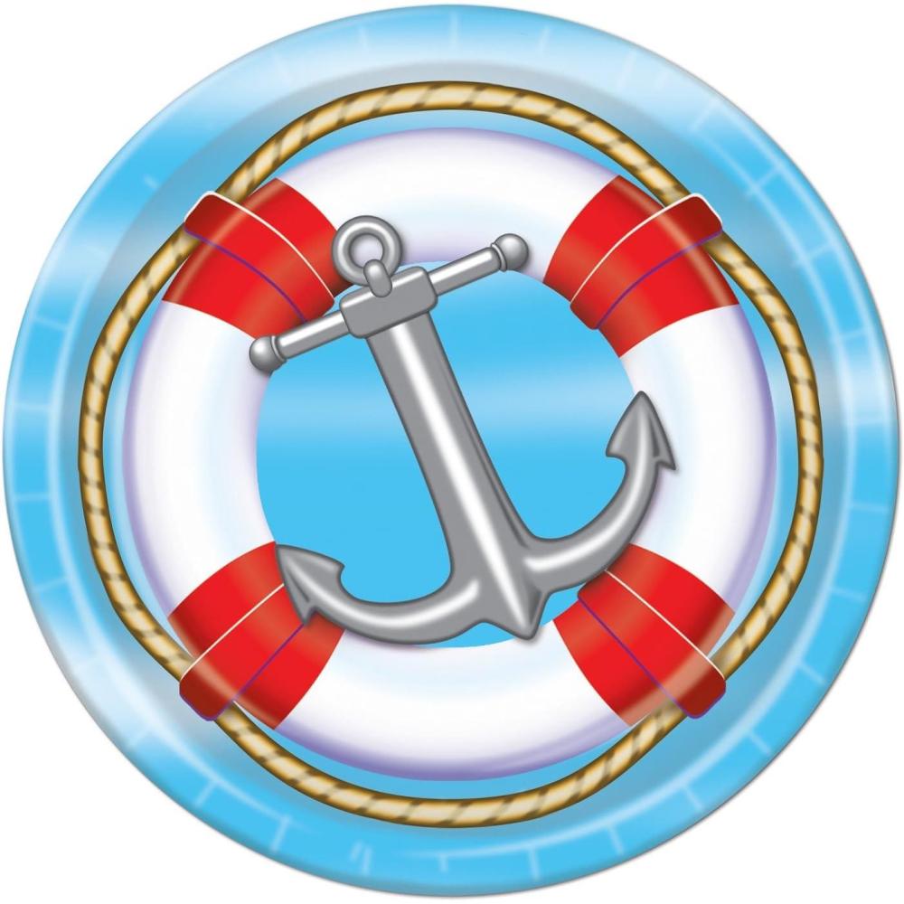 imageNautical Plates 8Pkg