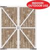 Beistle 6′ x 5′ Rustic Western Barn Door Photography Background Farm Theme Photo Shoot Backdrop For Birthday, Baby Showers, Wedding Day Décor