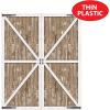 Beistle 6′ x 5′ Rustic Western Barn Door Photography Background Farm Theme Photo Shoot Backdrop For Birthday, Baby Showers, Wedding Day Décor