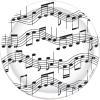 Musical Note Plates (8/Pkg)(Musical Notes Plates – (24 Pack))