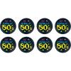 Beistle 80’S Plates Party Accessory(80’s Plates – (8-Pack))