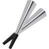 Beistle Sparkling Silver Horns – 100 Pack, Bulk Metallic Party Noisemakers for New Year’s Eve, Graduation, Weddings, Anniversaries, Sporting Events, and Loud Birthday Celebration Moments, 9″