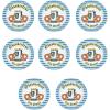 Blue & White Plates (8/Pkg)(Oktoberfest Plates – (8 Pack))