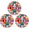 International Flags 7-inch Dessert Party Plates | 8-Count | (3-Pack)