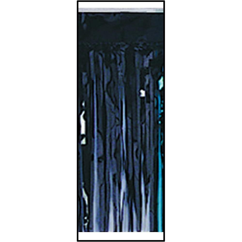 imageBeistle Metallic Table Skirt 2Ply Party Accessory Anniversary Decorations 30quot x 14 SilverBlack